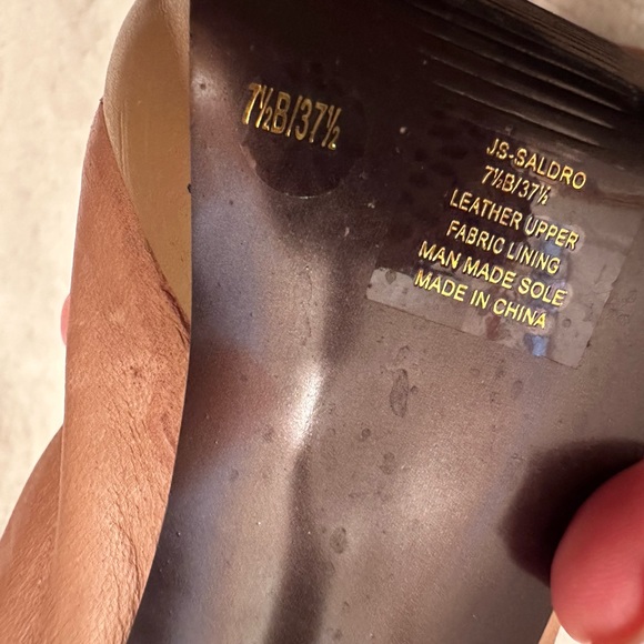 Jessica Simpson Leather Boots size 7 1/2 - Picture 9 of 9